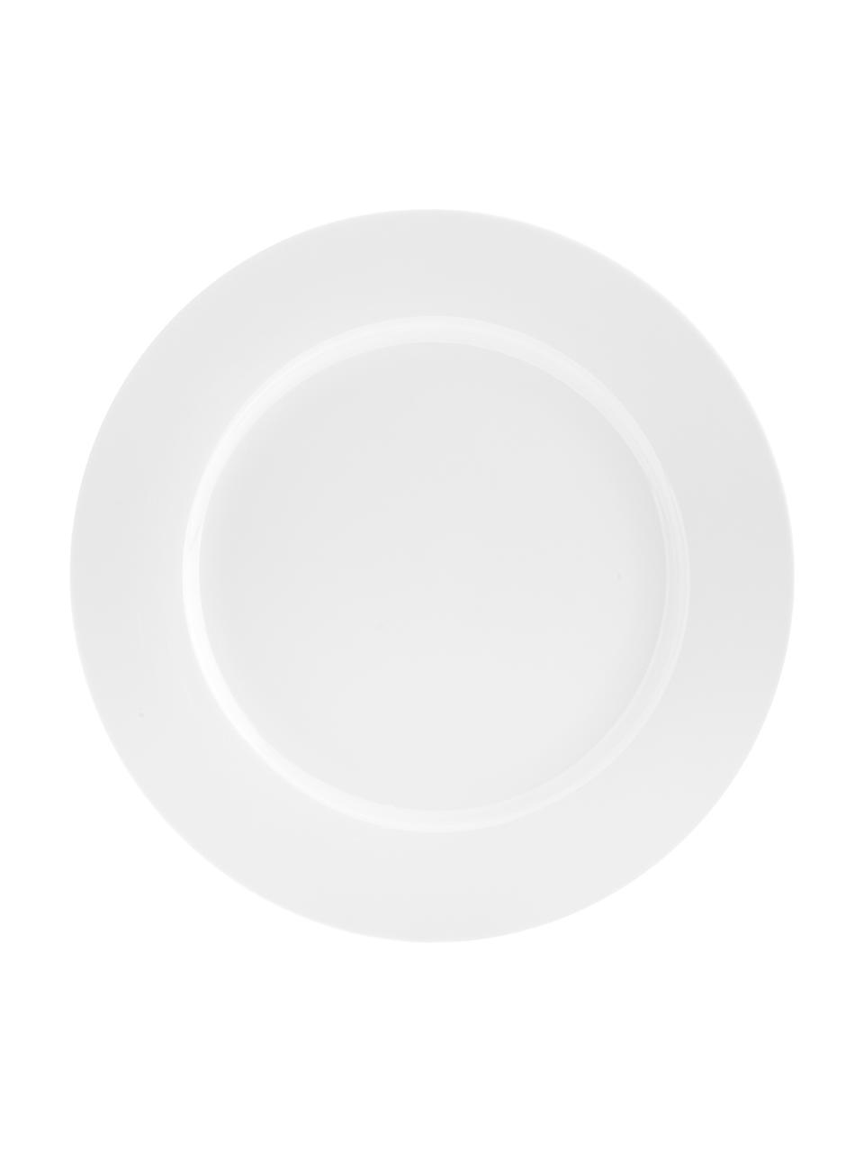 Assiette plate porcelaine Delight Classic, 2 pièces, Blanc