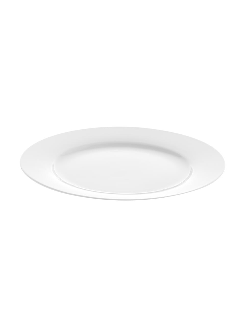 Assiette plate porcelaine Delight Classic, 2 pièces, Blanc