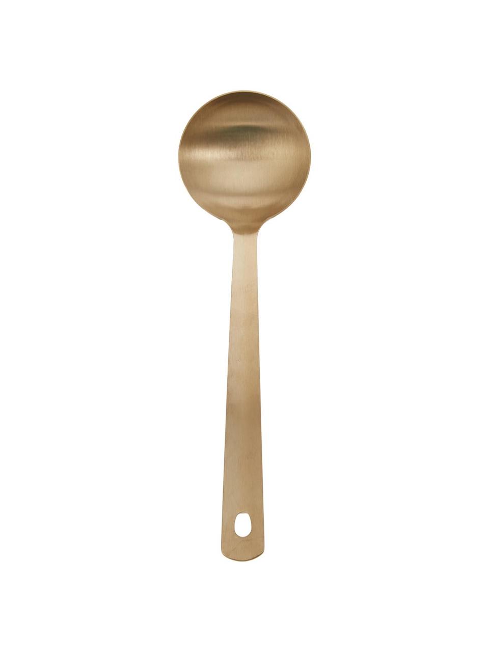 Pollepel Goldies, Gecoat edelstaal

Het bestek is gemaakt van roestvrij staal. Het is daardoor duurzaam, roest niet en is bestand tegen bacteriën., Mat goudkleurig, B 6 x L 32 cm