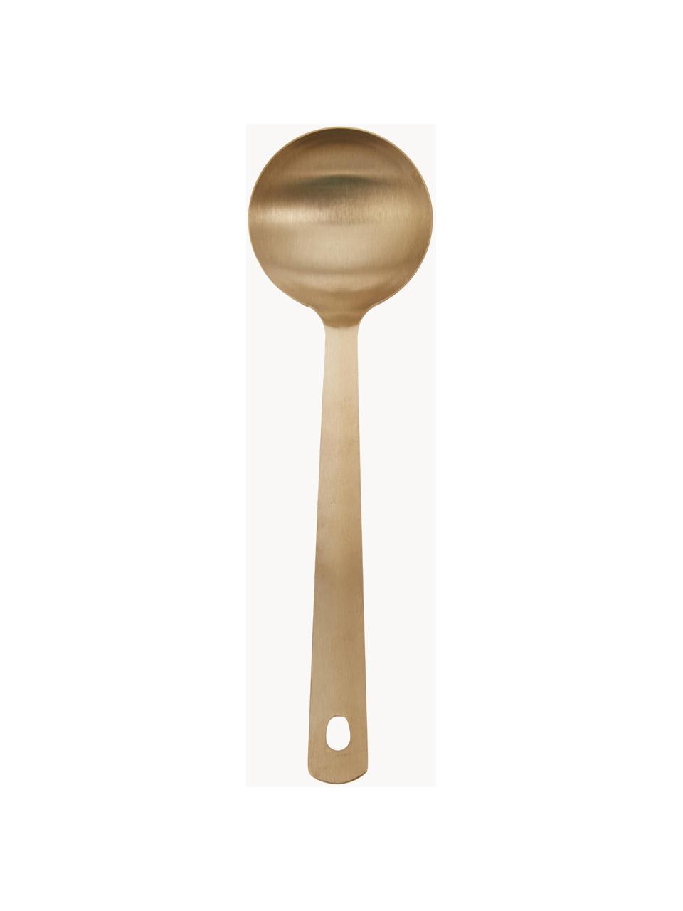 Schöpfkelle Goldies, Edelstahl, beschichtet

Das Besteck ist aus Edelstahl gefertigt. Somit ist es langlebig, rostet nicht und ist resistent gegen Bakterien., Goldfarben, matt, B 6 x L 32 cm