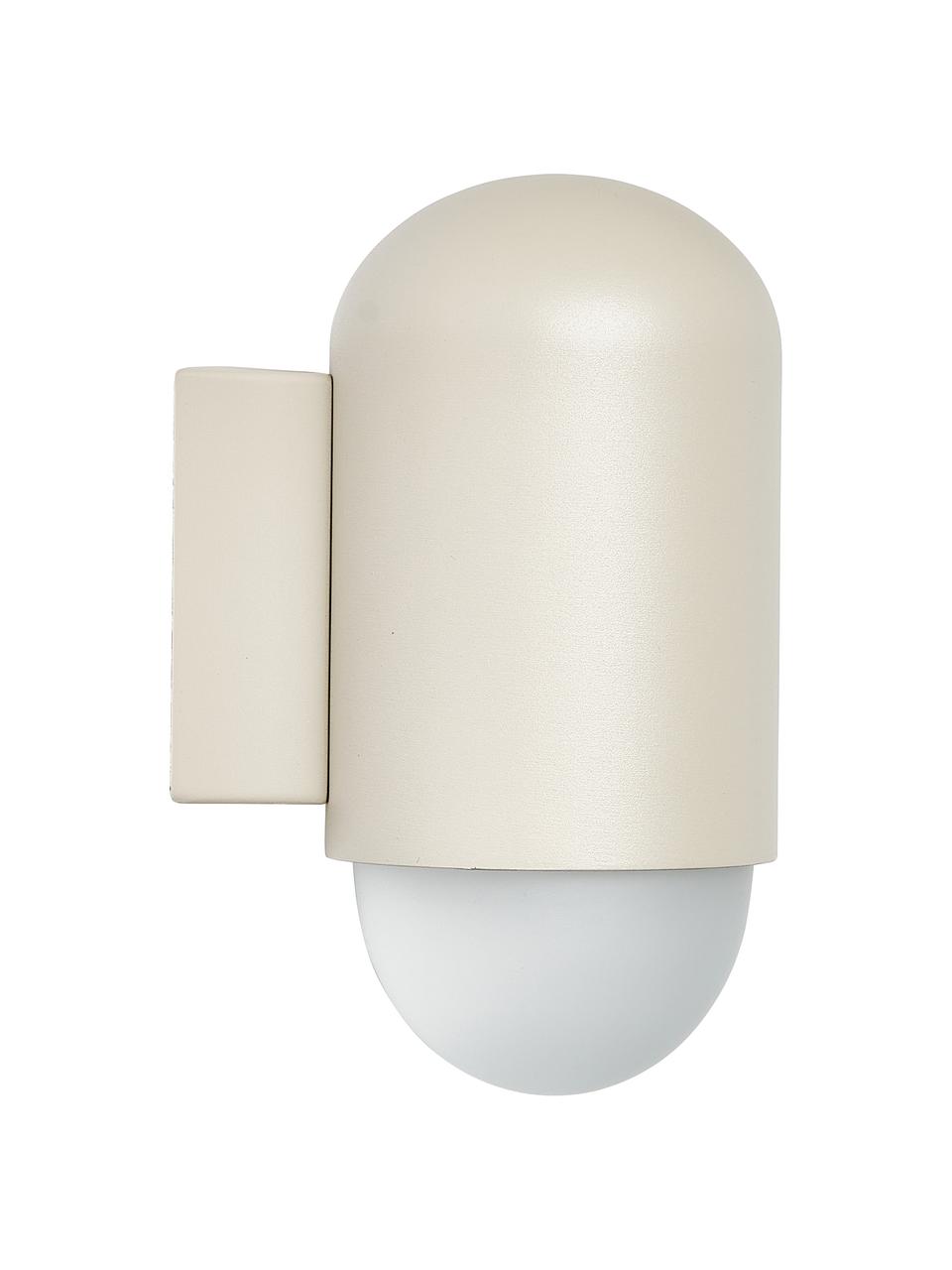 Außenwandleuchte Heka, Beige, Ø 11 x H 22 cm