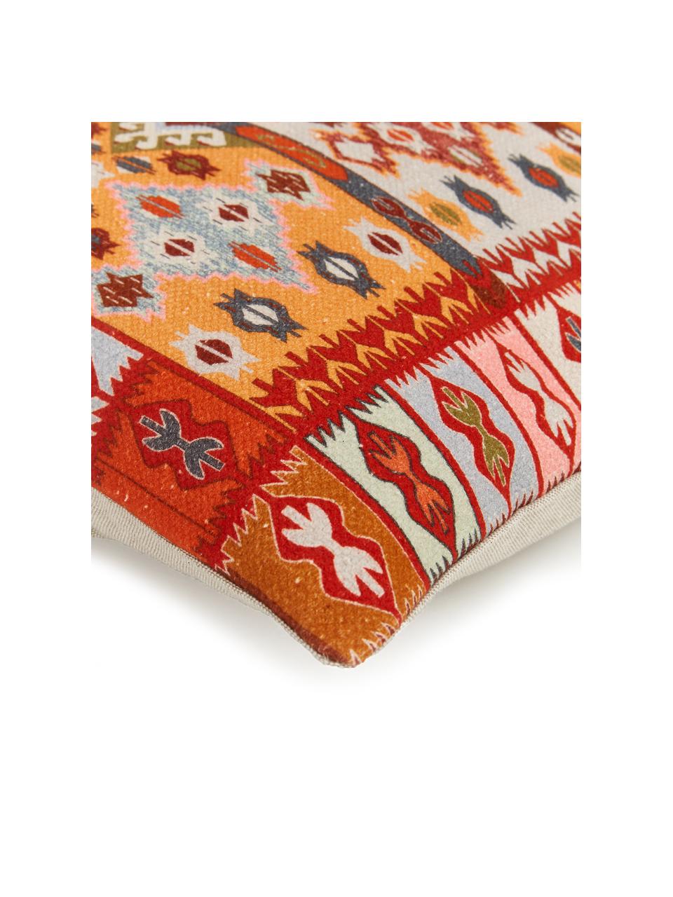 Federa arredo etnica Budak, 100% cotone, Multicolore, Larg. 45 x Lung. 45 cm