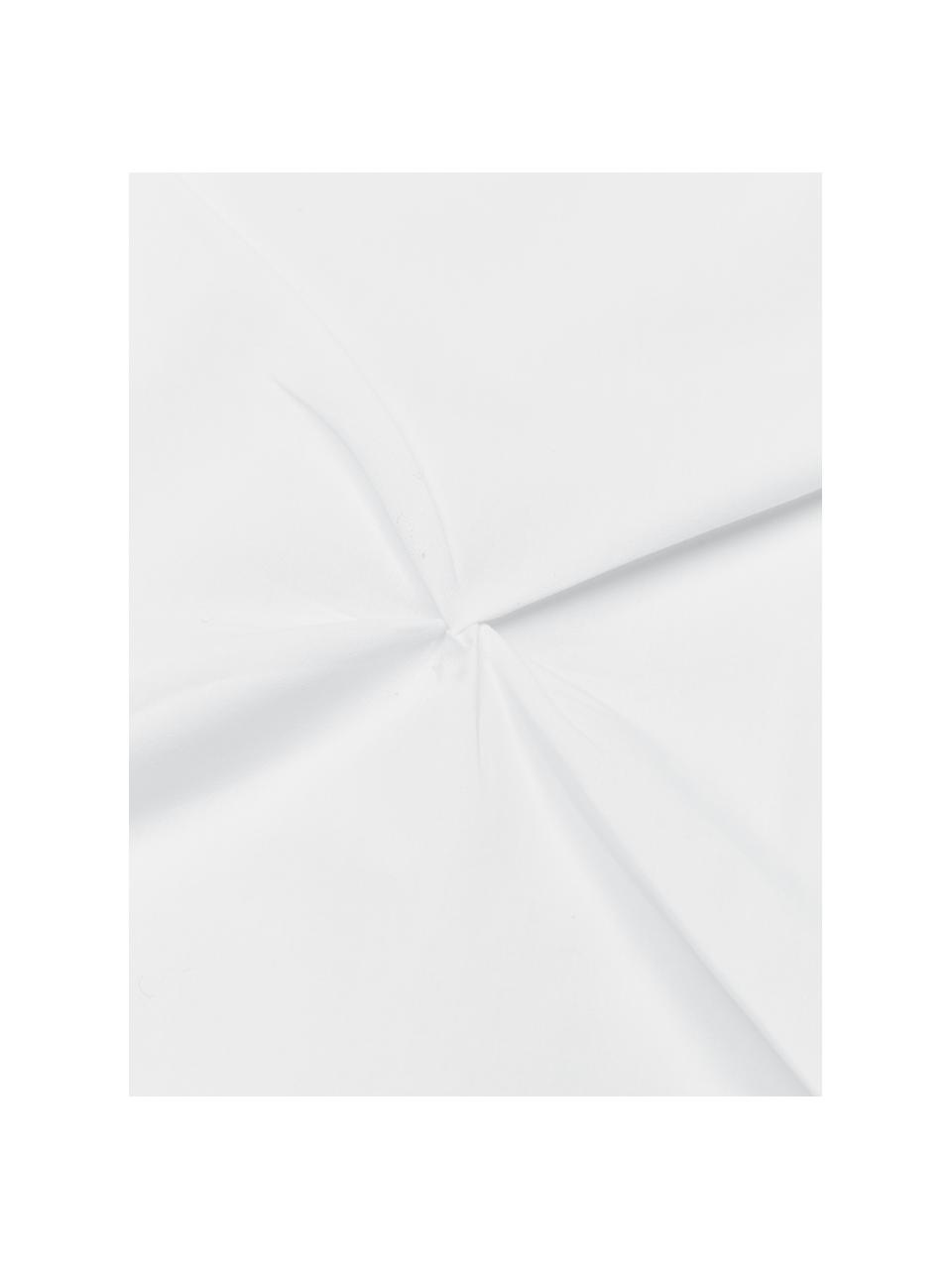 Pościel z perkalu Brody, Biały, 135 x 200 cm + 1 poduszka 80 x 80 cm