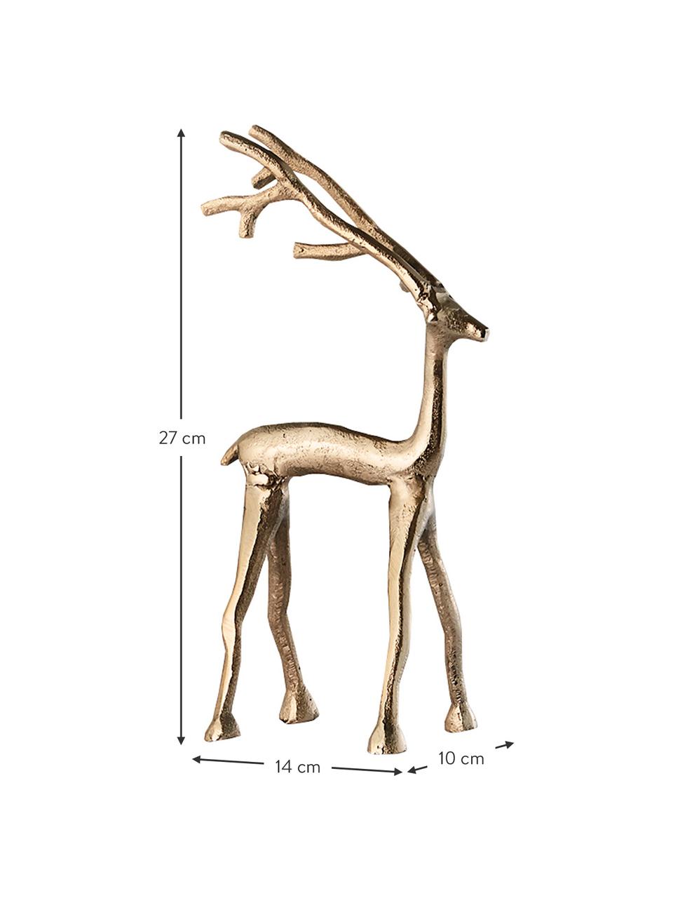 Ručne vyrobená dekorácia Marely, Hliník, Odtiene zlatej, Š 10 x V 27 cm