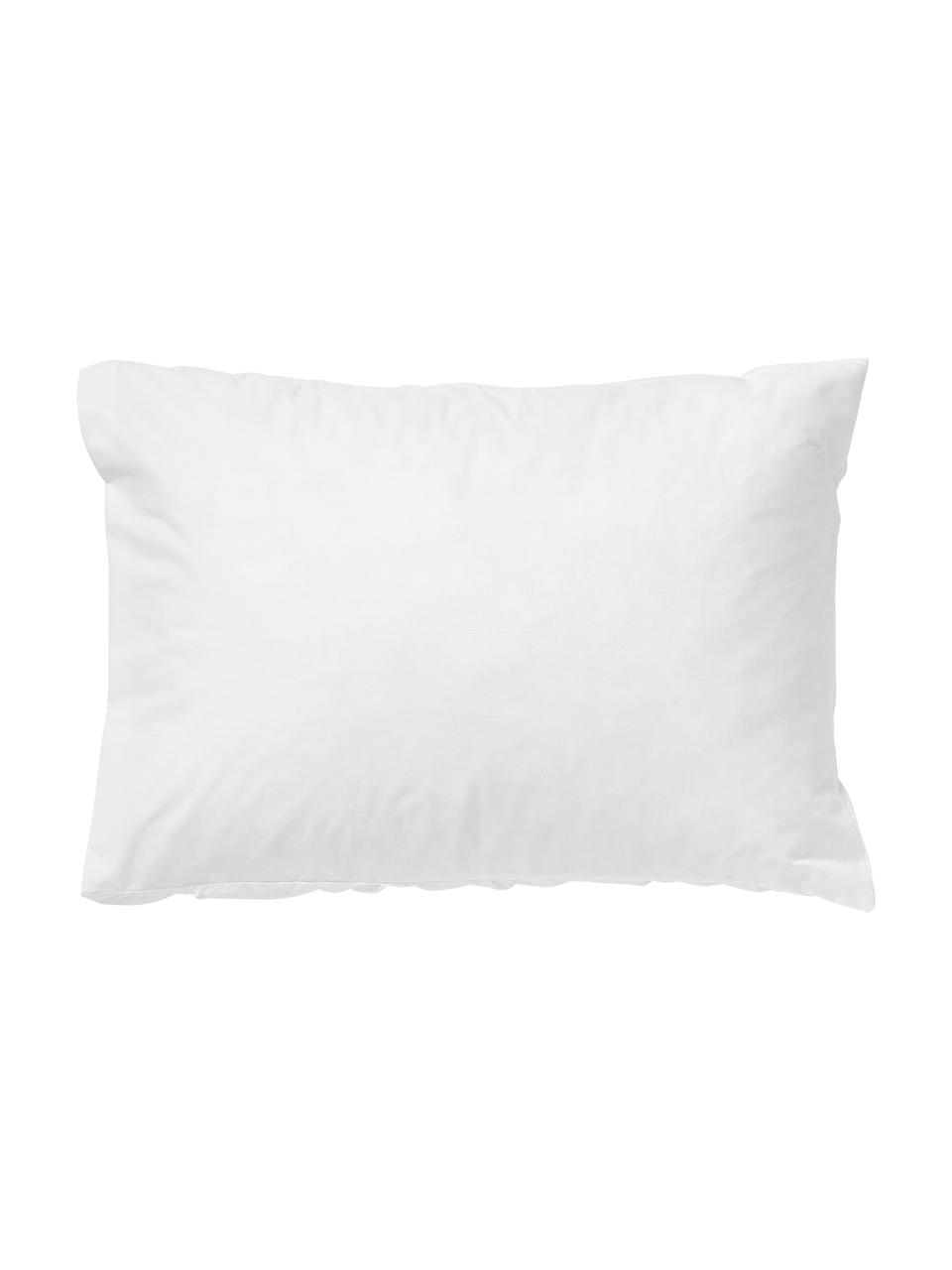 Housse de couette en percale de coton avec piquage façon origami Brody, Gris, larg. 50 x long. 70 cm