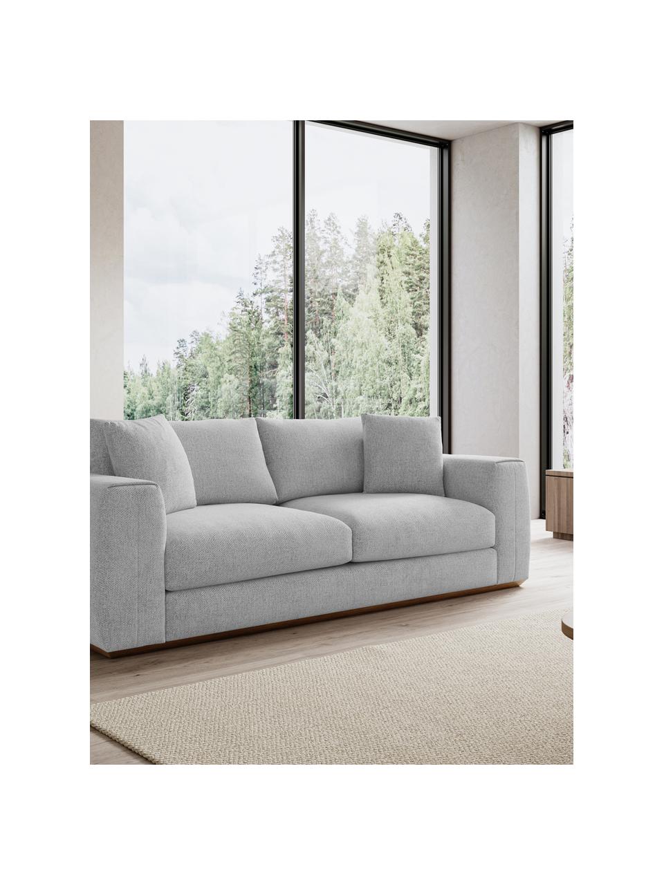 Sofá Vienna (3 plazas), Tapizado: 100% poliéster Alta resis, Gris claro, An 234 x F 102 cm