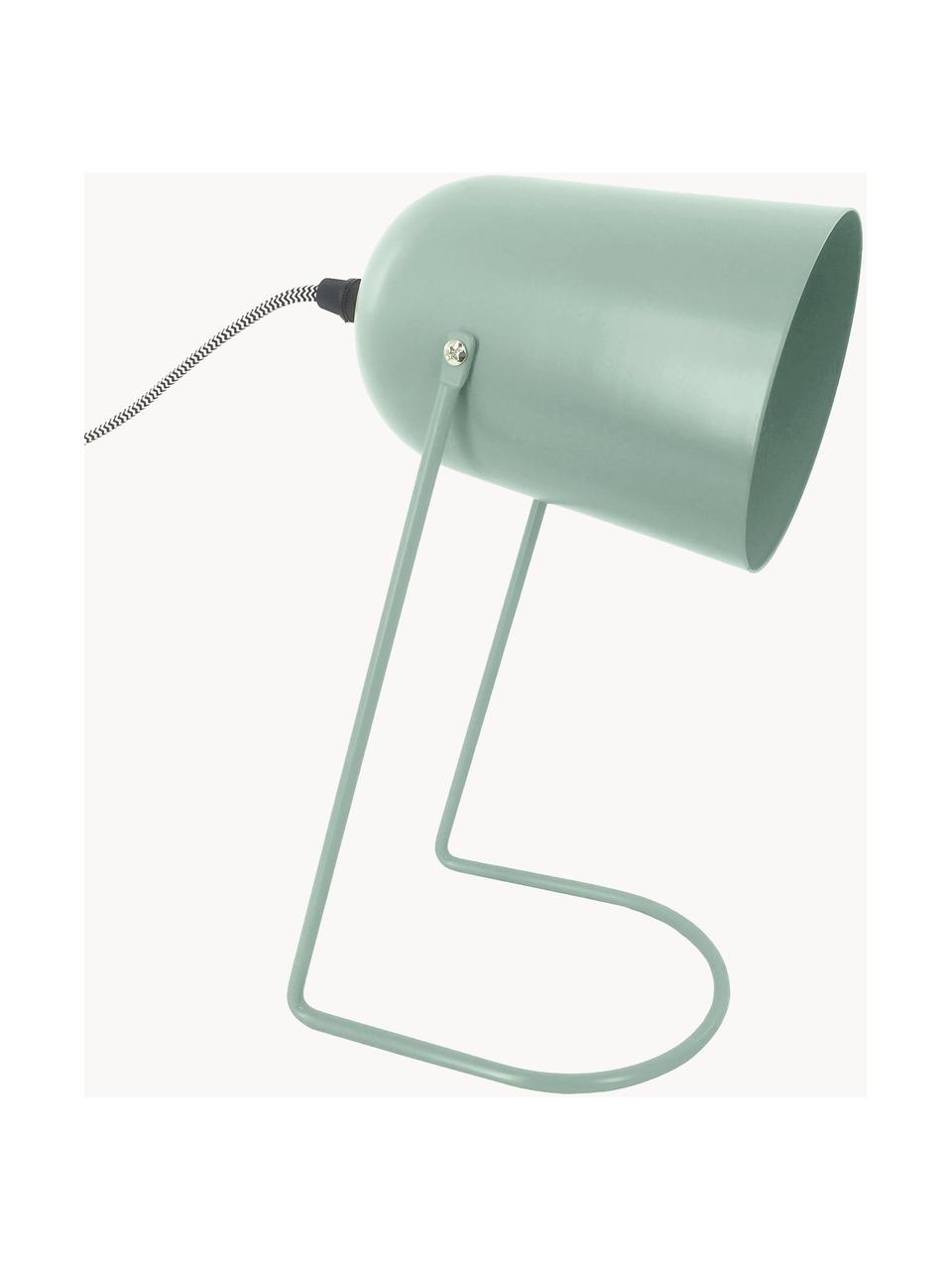 Lampada da comodino piccola Enchant, Paralume: metallo rivestito, Verde menta, Ø 18 x Alt. 30 cm