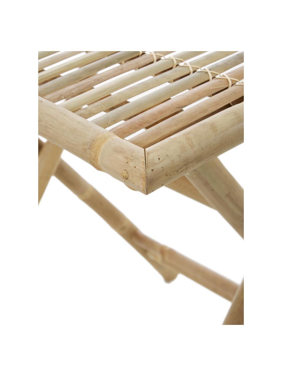 Skládací zahradní stůl z bambusu Tropical, Hnědá