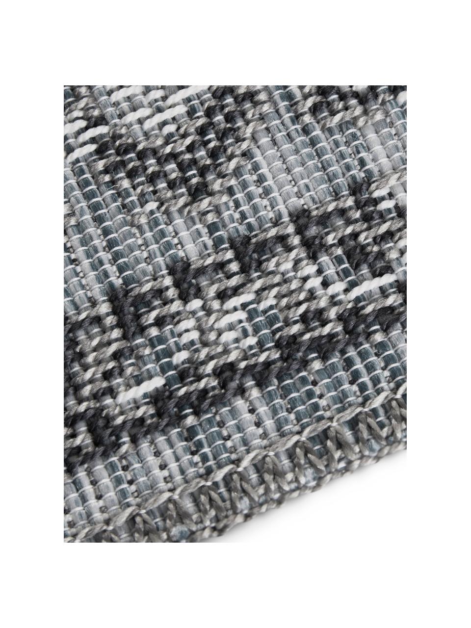 In- & Outdoor-Teppich Cenon im Vintagelook, 100% Polypropylen, Blautöne, B 190 x L 290 cm (Größe L)