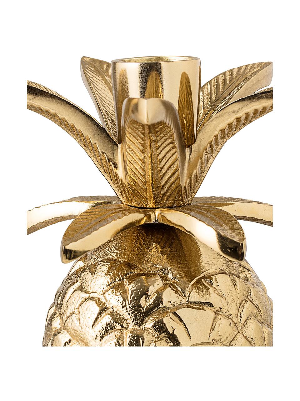 Designový svícen Pineapple, Lakovaný hliník, Zlatá, Ø 10 cm