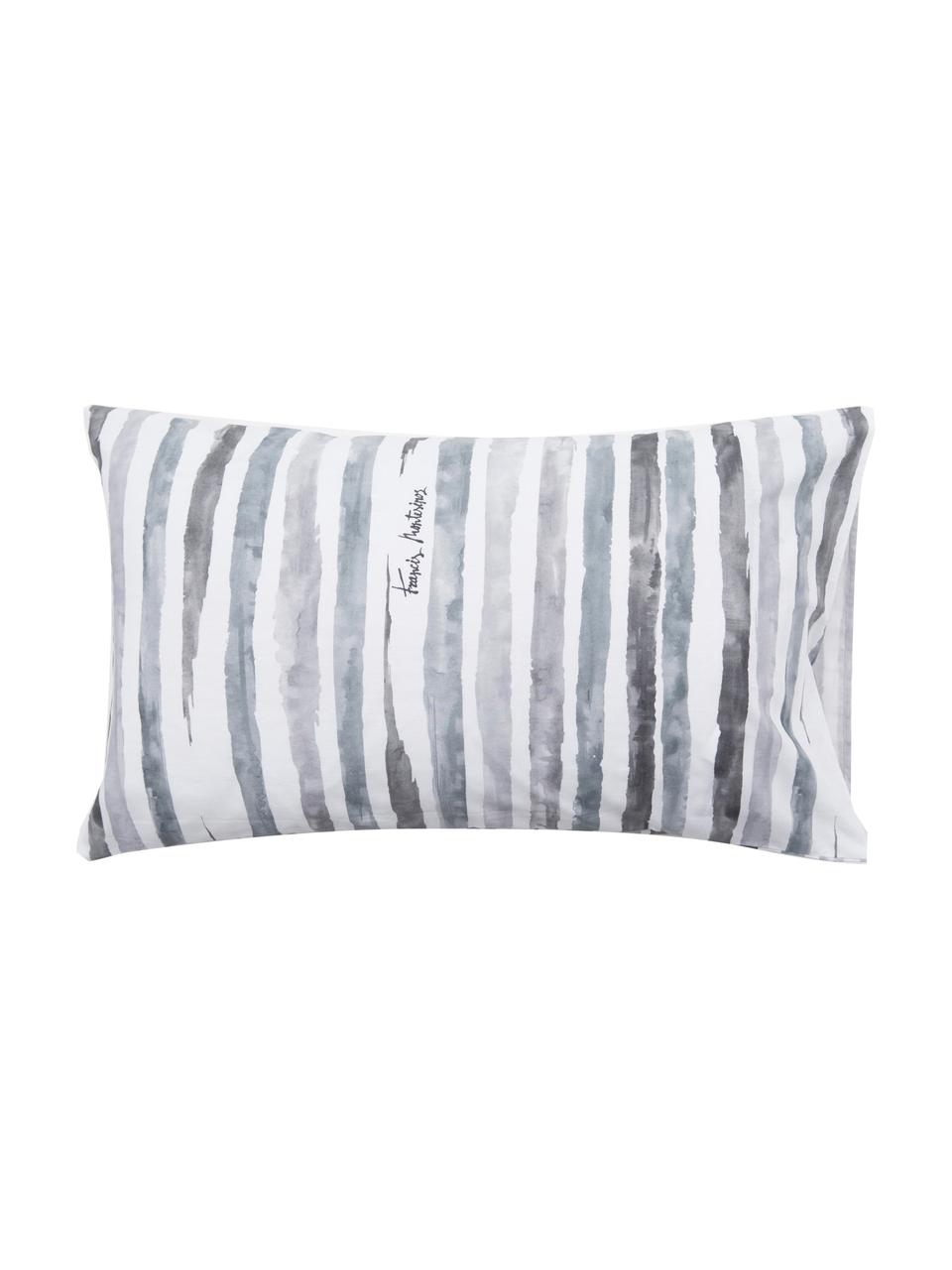 Fundas de almohada Capri, 2 uds., 50 x 80 cm, 100% algodón
El algodón da una sensación agradable y suave en la piel, absorbe bien la humedad y es adecuado para personas alérgicas, Blanco, tonos de gris, An 50 x L 80 cm