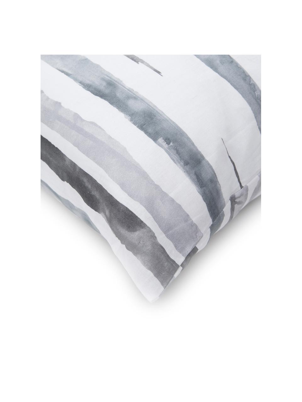 Fundas de almohada Capri, 2 uds., 50 x 80 cm, 100% algodón
El algodón da una sensación agradable y suave en la piel, absorbe bien la humedad y es adecuado para personas alérgicas, Blanco, tonos de gris, An 50 x L 80 cm