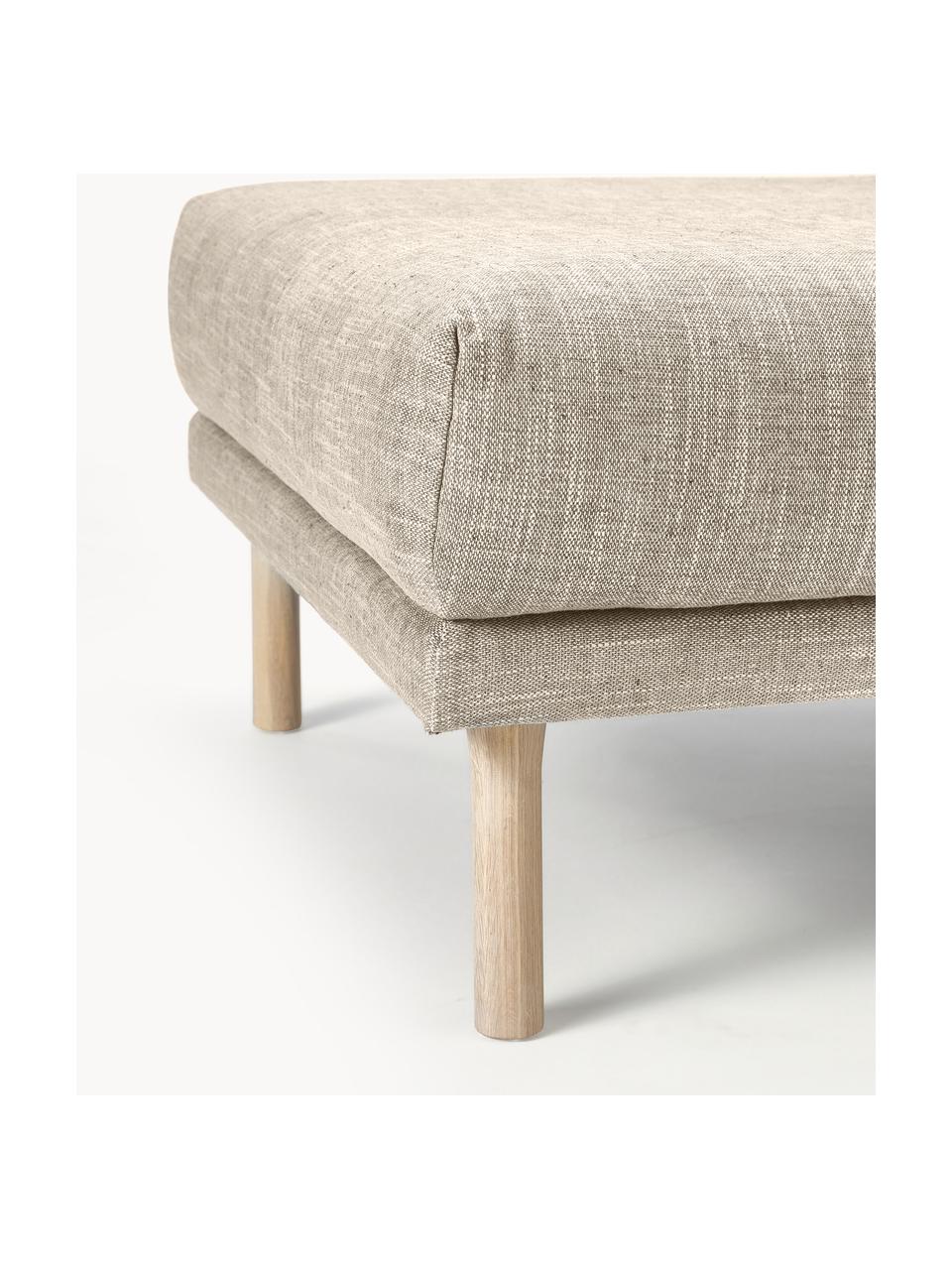 Sofa-Hocker Adrian, Bezug: 47 % Viskose, 23 % Baumwo, Gestell: Sperrholz, Webstoff Beige, B 90 x T 90 cm