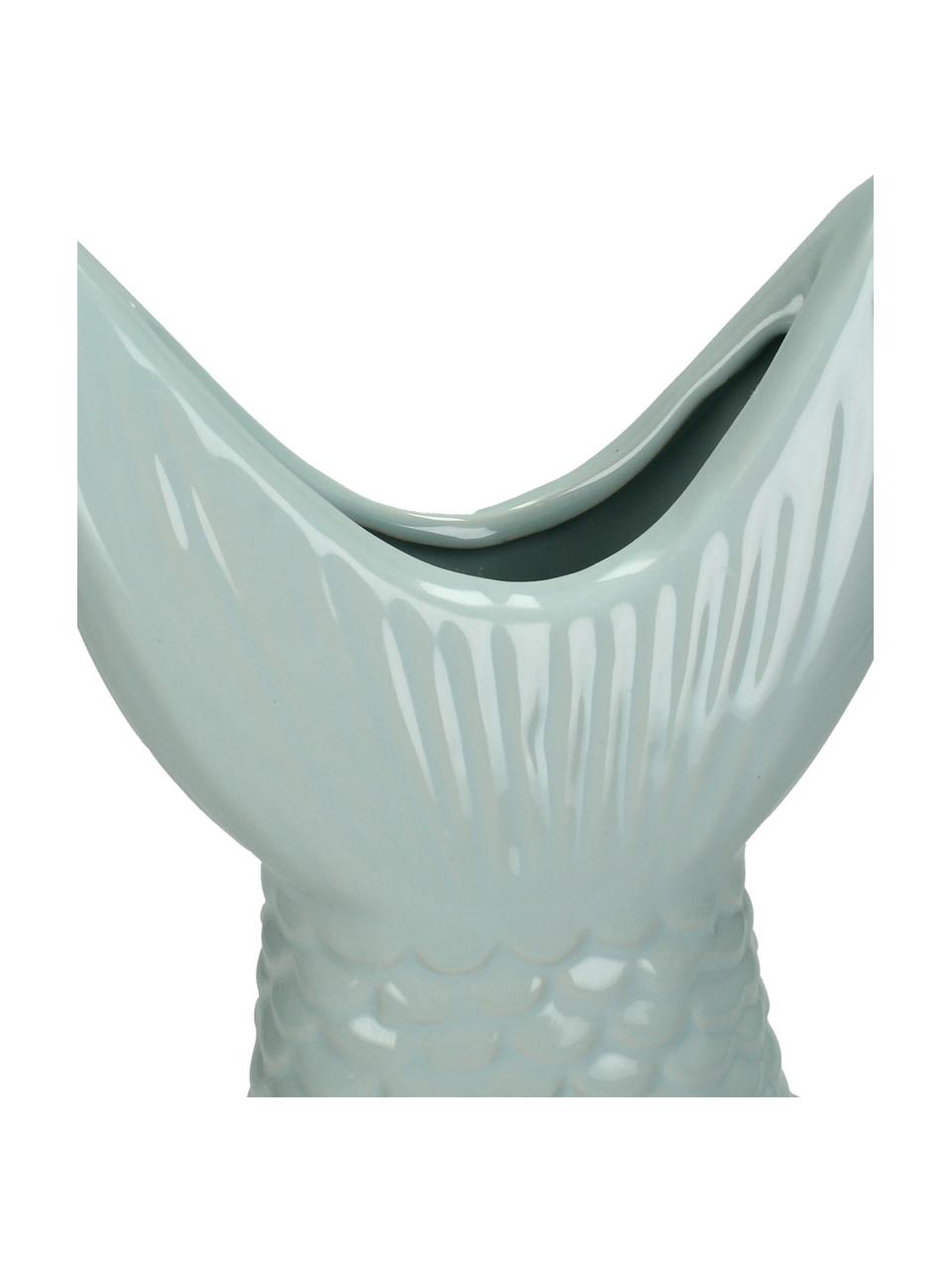 Vase Fishtail, Bleu