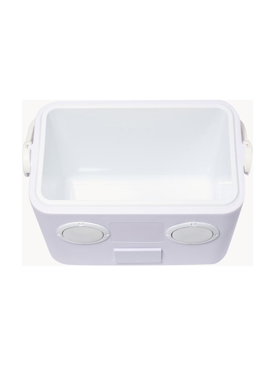 Borsa frigo con altoparlante e Bluetooth Rio Sun, Plastica, Lavanda, bianco latte, Larg. 40 x Alt. 30 cm