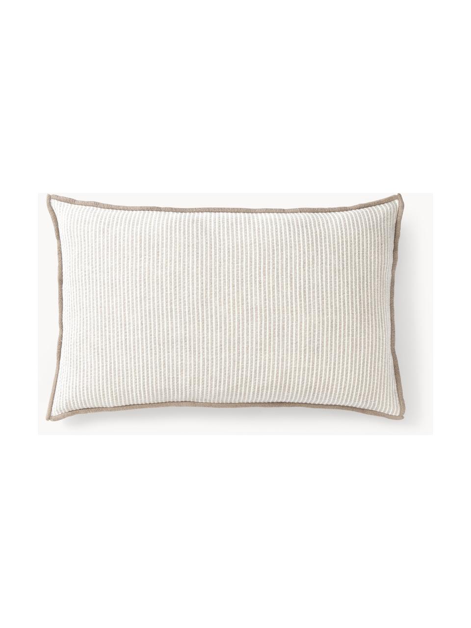 Housse de coussin 30x50 en lin Blaine, 98 % lin, 2 % polyamide

Le lin est naturellement doté d'un toucher plutôt rugueux et d'un aspect froissé. Sa robustesse le rend résistant à l'abrasion et à l'usure

Le matériau est certifié STANDARD 100 OEKO-TEX®, 6457CIT, CITEVE, Tons beiges, larg. 30 x long. 50 cm