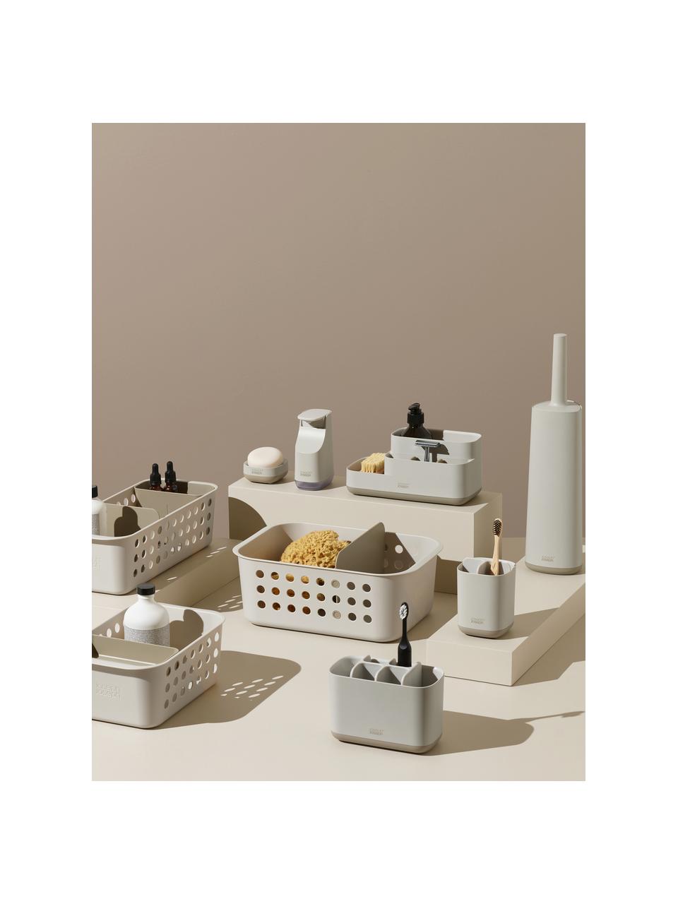 Cestino portaoggetti EasyStore, larg. 35 cm, Polipropilene, Beige chiaro, Larg. 35 x Prof. 24 cm