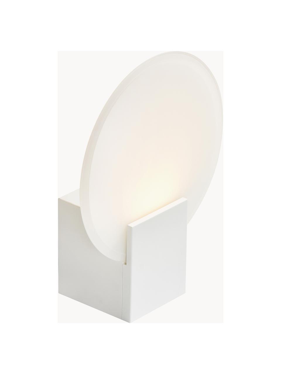 Applique a LED dimmerabile Hester, Paralume: vetro, Bianco, Larg. 20 x Alt. 26 cm