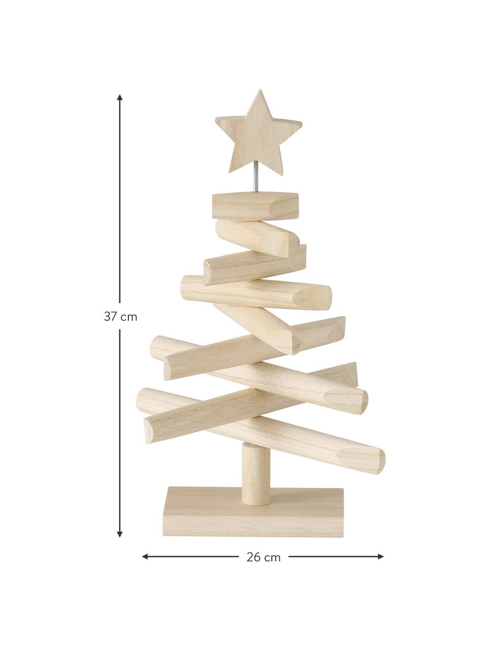 Albero decorativo in legno Jobo, Legno, Legno chiaro, Larg. 26 x Alt. 37 cm