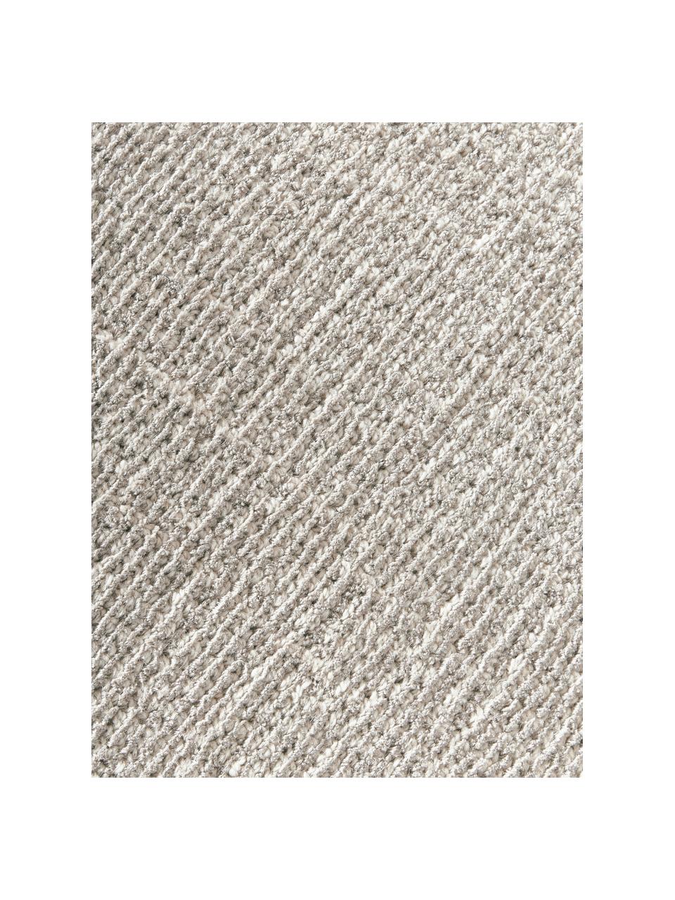 Alfombra redonda artesanal de pelo corto Ainsley, 60% poliéster con certificado GRS
40% lana, Gris claro, Ø 150 cm (Tamaño M)