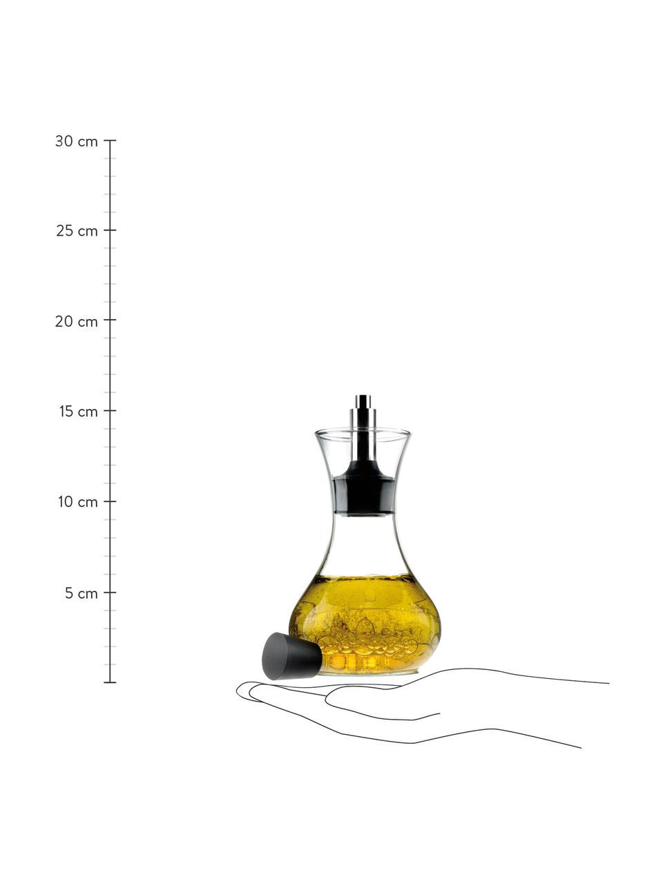 Aceitera Eva Solo, Vidrio, acero inoxidable, plástico, Transparente, negro, acero inoxidable, 250 ml