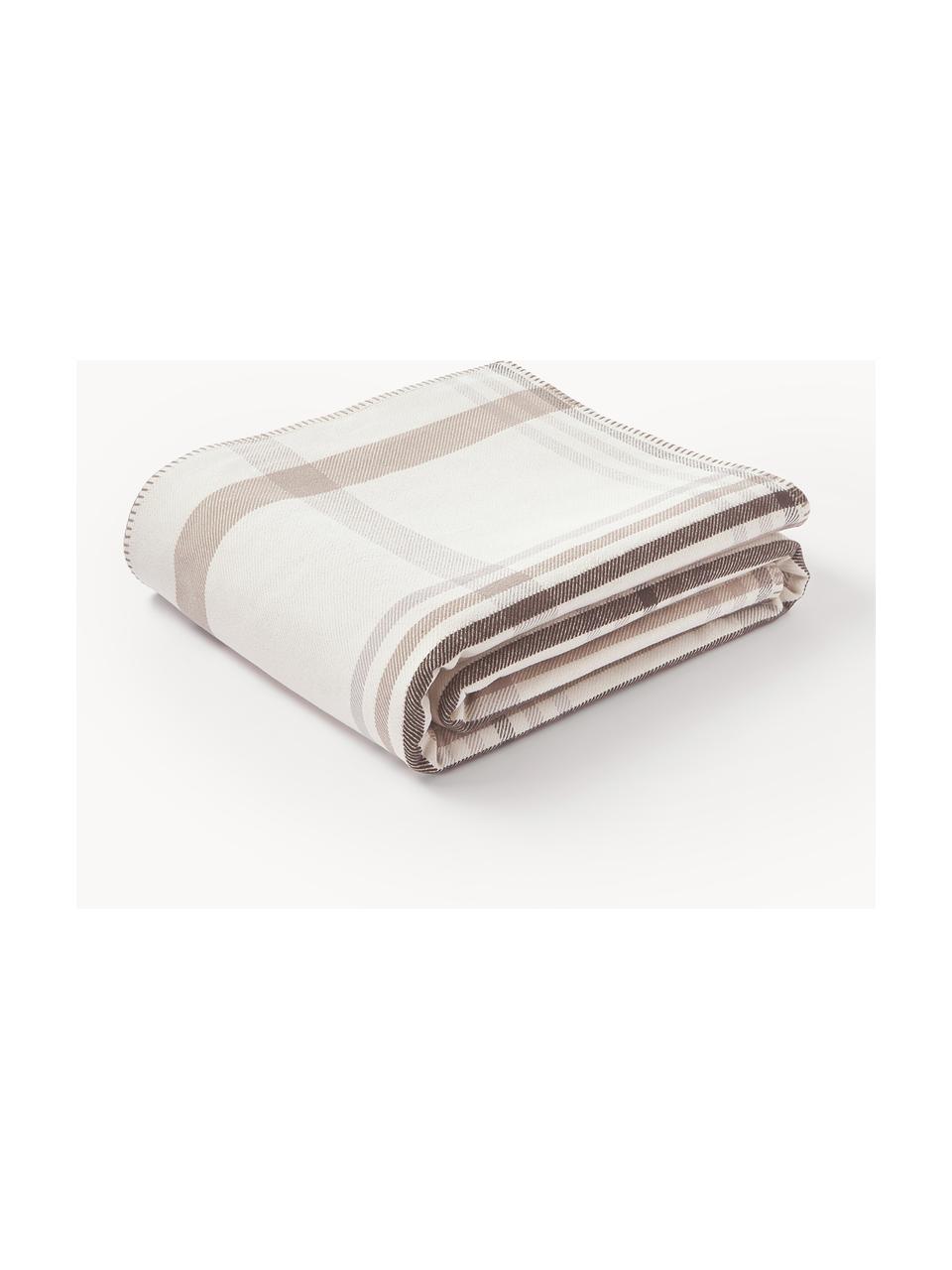 Karierte Decke Stirling aus Flanell, 100 % Baumwolle

Das in diesem Produkt verwendete Material ist schadstoffgeprüft und zertifiziert nach STANDARD 100 by OEKO-TEX® , CITEVE, 137 CITEVE., Hellbeige, Beige, B 140 x L 190 cm