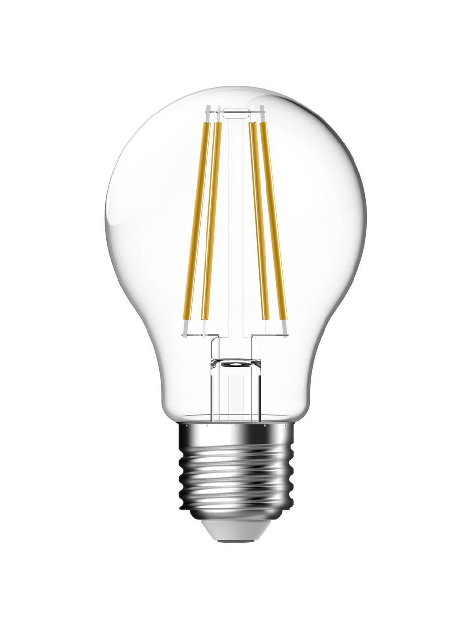 Bombilla LED Clear (E27/7W), Ampolla: vidrio, Casquillo: aluminio, Transparente, Ø 6 x Al 11 cm