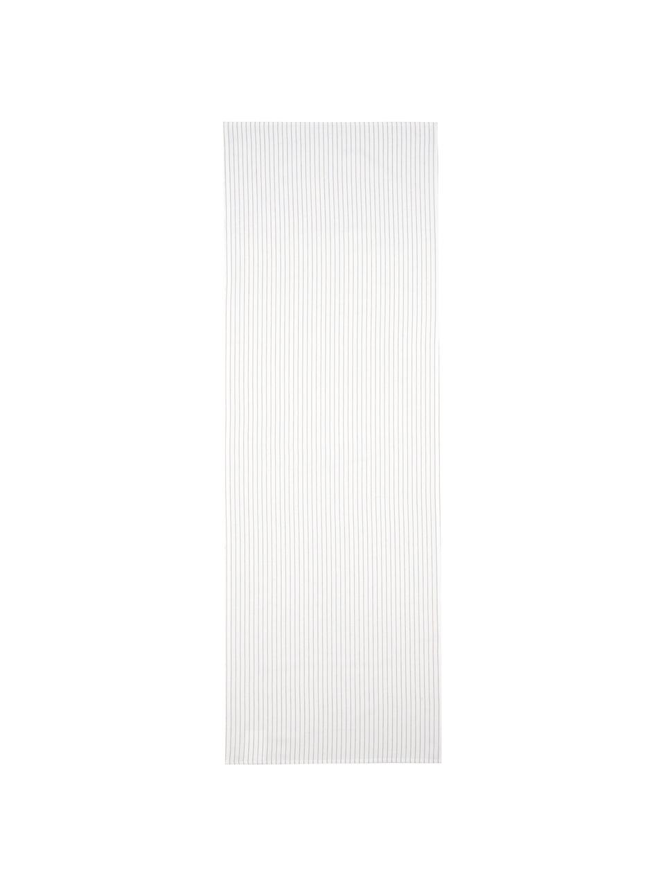 Camino de mesa Nicole, Algodón, Blanco, beige, An 50 x L 150 cm