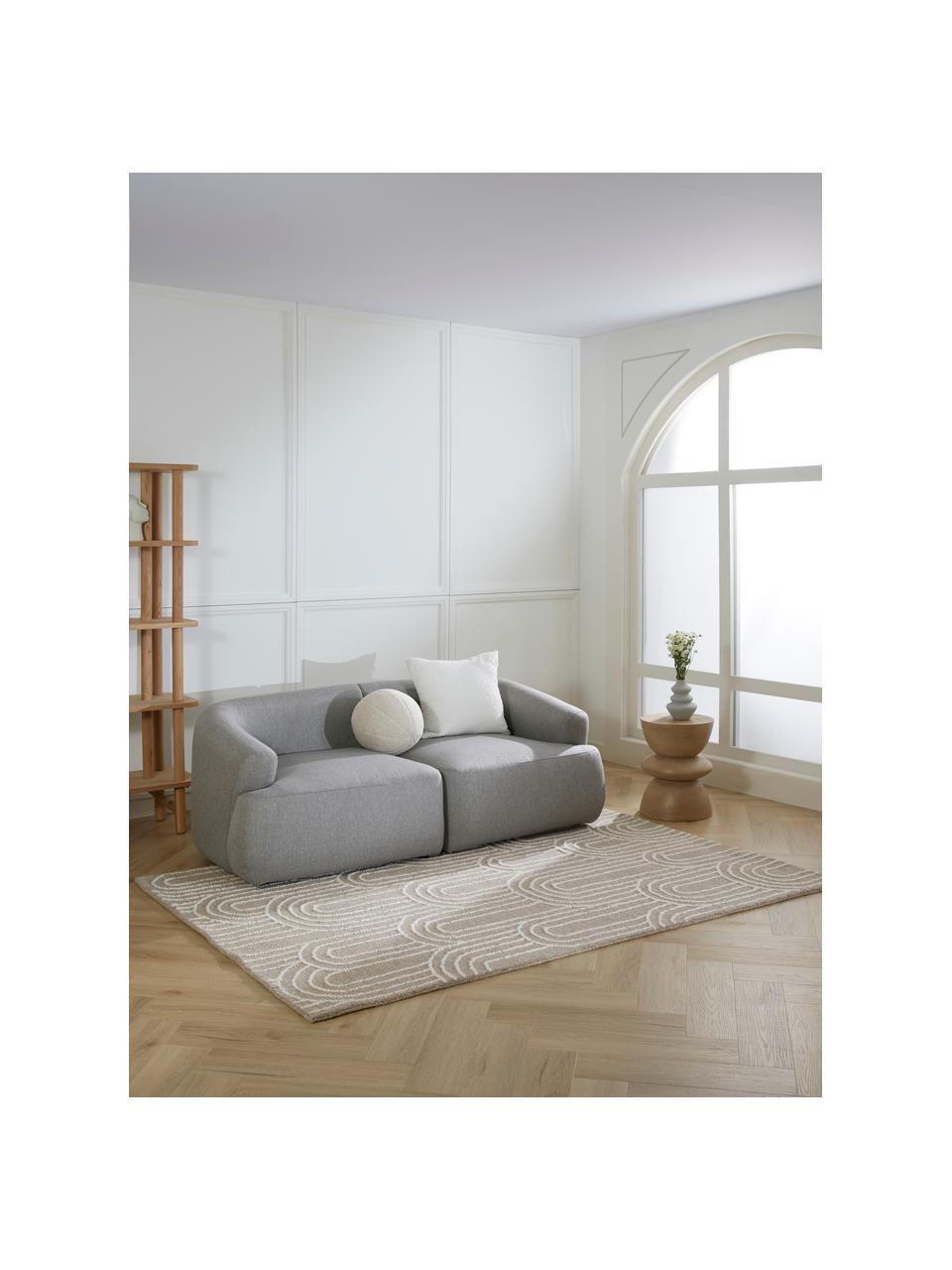 Tapis en laine tufté à la main Arco, 100 % laine

Les tapis en laine peuvent perdre des fibres lors des premières semaines et des peluches peuvent se former, ce phénomène est naturel et diminue à mesure de votre usage et du temps, Beige, blanc crème, larg. 200 x long. 300 cm (taille L)