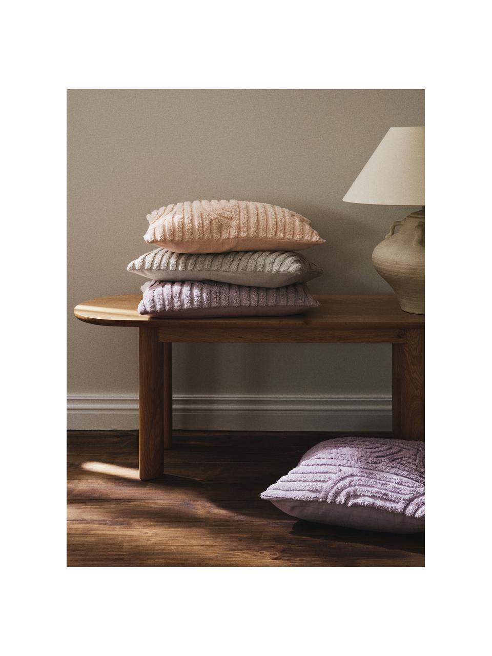 Poszewka na poduszkę z bawełny Bell, 100% bawełna, Brzoskwiniowy, S 30 x D 50 cm