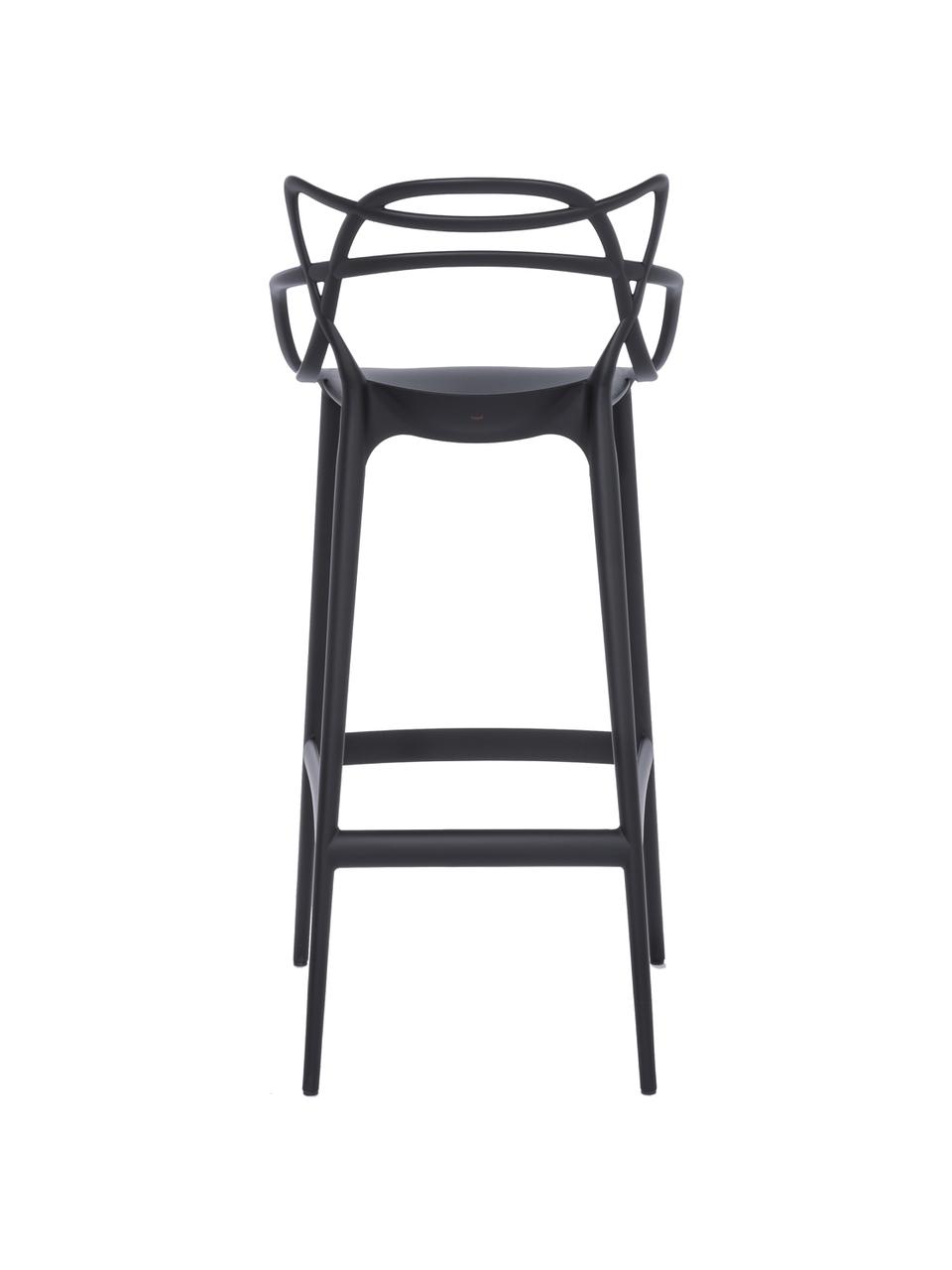 Designová barová židle Masters, Černá