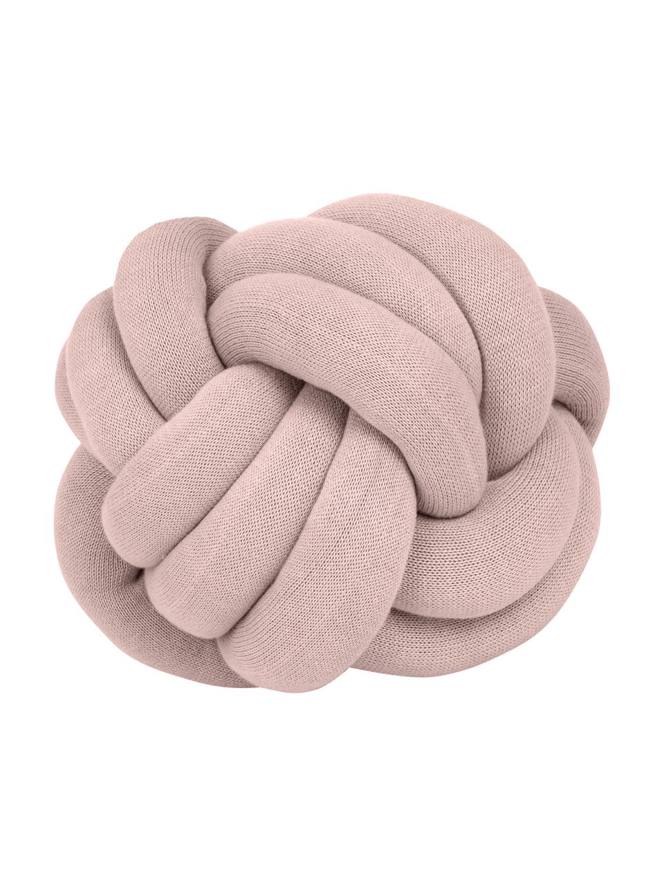 Spletený polštář Twist, Růžová, Ø 30 cm