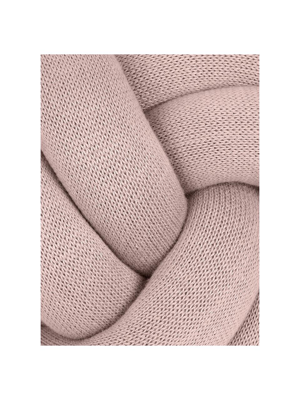 Coussin nœud Twist, Rose, Ø 30 cm