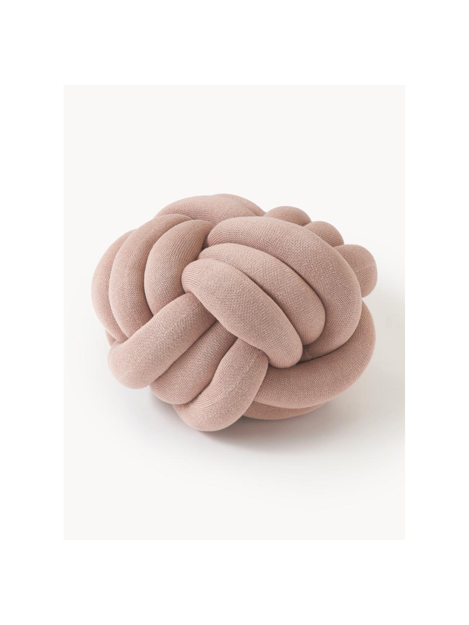 Puf nudo Twist, Rosa palo, An 27 x L 27 cm