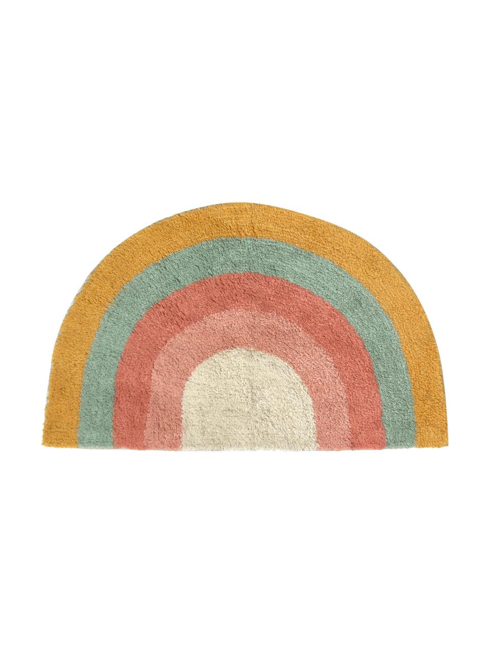 Badvorleger Arco im Regenbogen-Design, 100% Baumwolle, Mehrfarbig, 80 x 45 cm