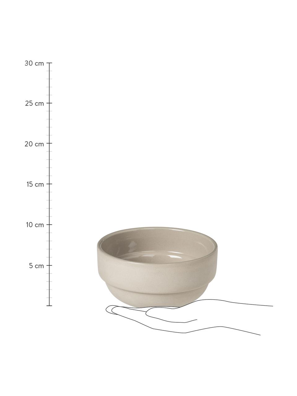 Misky Nordic Bistro, Ø 15 cm, 4 ks, Kamenina, Béžová, Ø 15 cm, V 7 cm