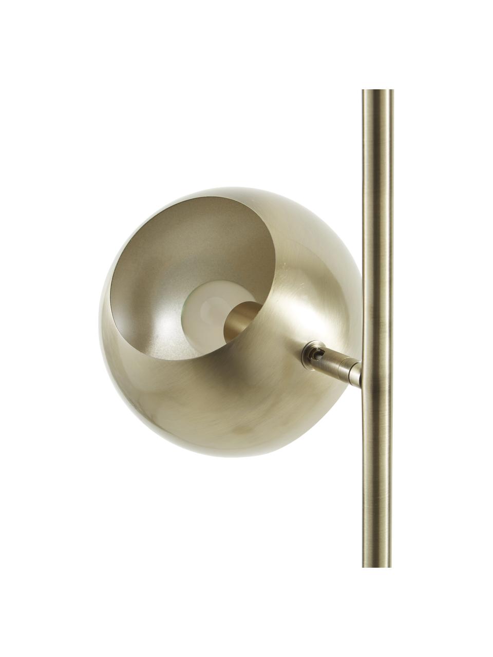 Lampa na čítanie s patinou Edgar, Mosadzné odtiene, Š 40 x V 145 cm