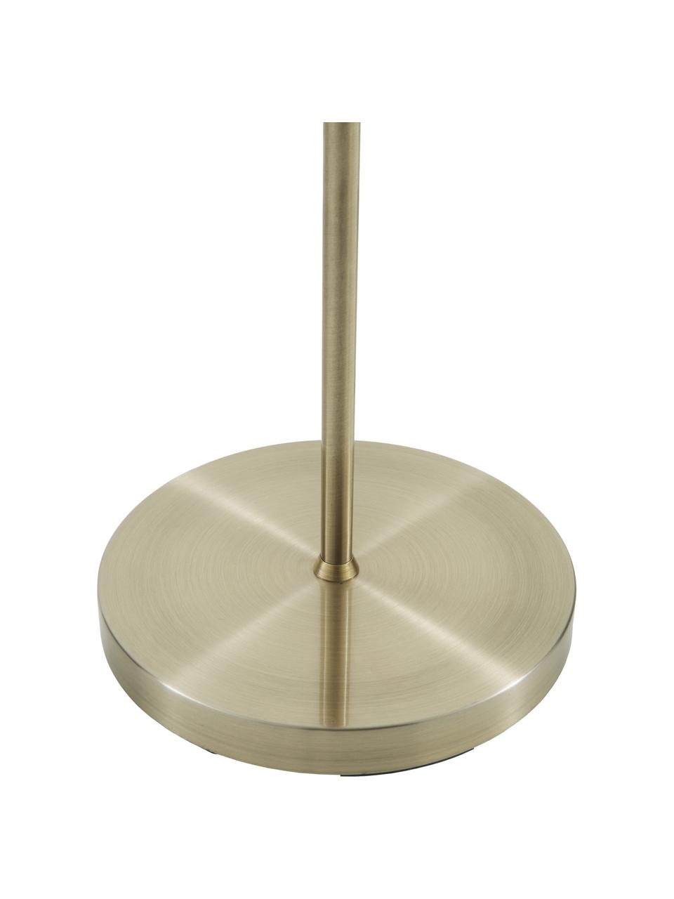 Lampada da lettura con finitura anticata Edgar, Paralume: metallo laccato, Base della lampada: metallo laccato, Ottonato, Alt. 145 cm