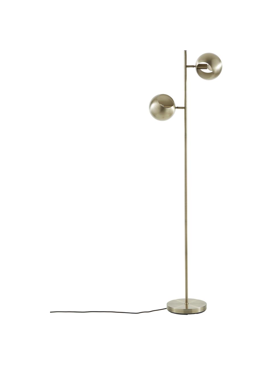 Lámpara de lectura de latón Edgar, Pantalla: metal pintado, Cable: plástico, Latón, An 40 x Al 145 cm