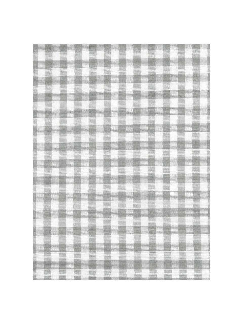 Taie d'oreiller 65x65 coton Scotty, 2 pièces, Coton, Gris clair/blanc, 65 x 65 cm