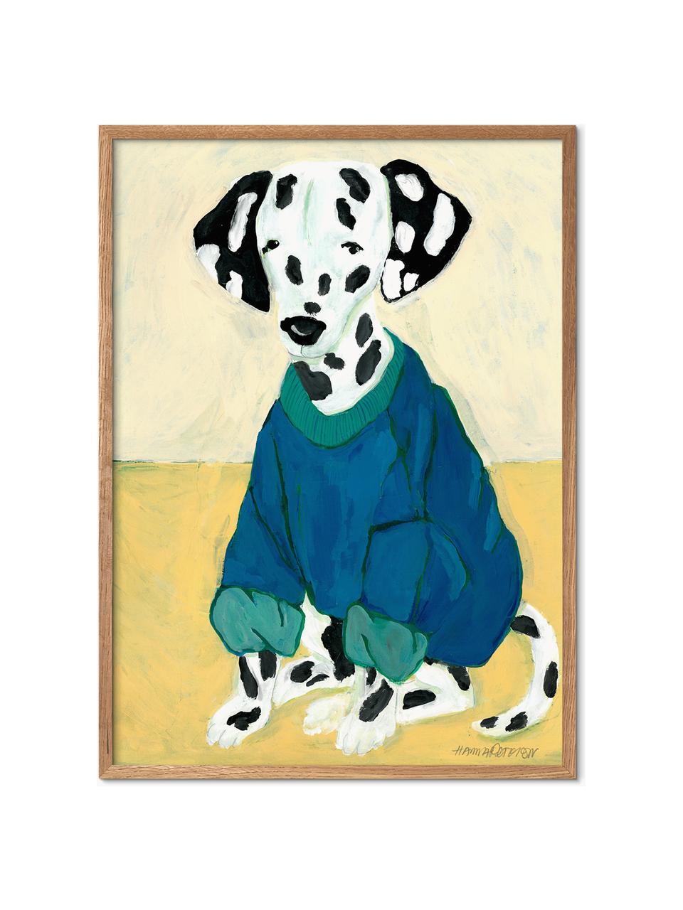 Poster Dalmatian in Sweatshirt, Papier

Dieses Produkt wird aus nachhaltig gewonnenem, FSC®-zertifiziertem Holz gefertigt., Dunkelblau, Gelbtöne, Weiß, B 70 x H 100 cm