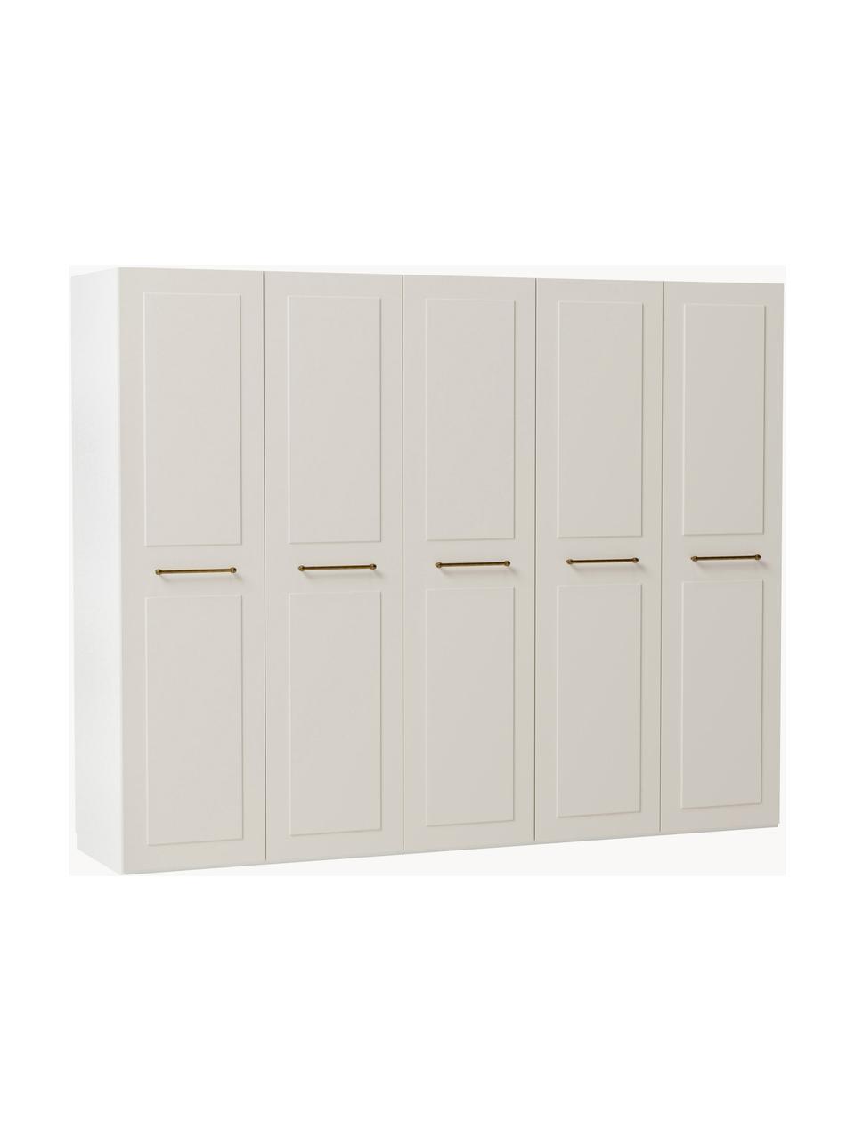 Armoire modulaire à portes battantes Charlotte, larg. 250 cm, plusieurs variantes, Beige, Premium Interior, larg. 250 x haut. 236 cm