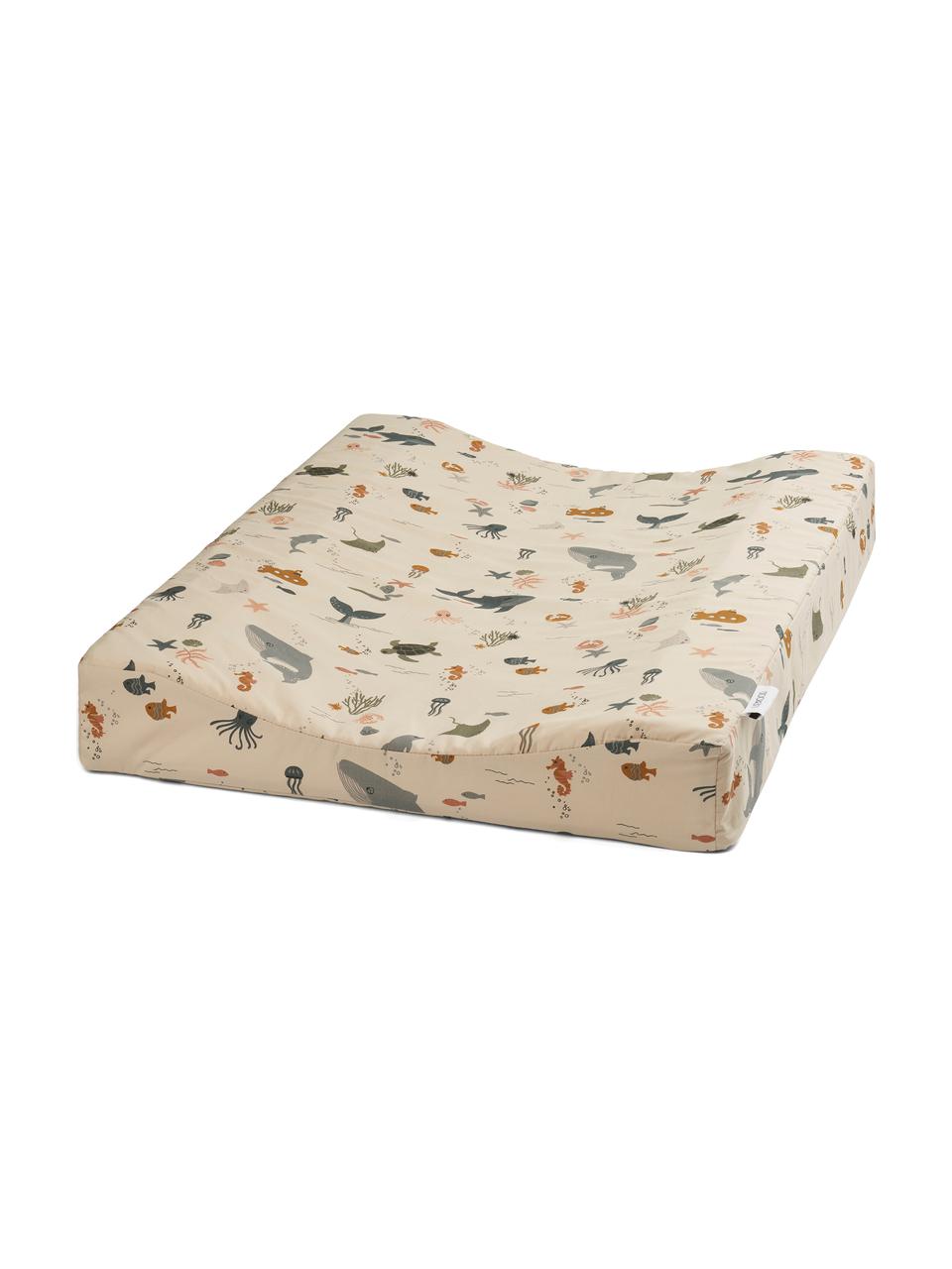 Aankleedkussen Fritz, Matras: 100% PU-schuimstof, Beige, multicolour, B 50 x L 65 cm