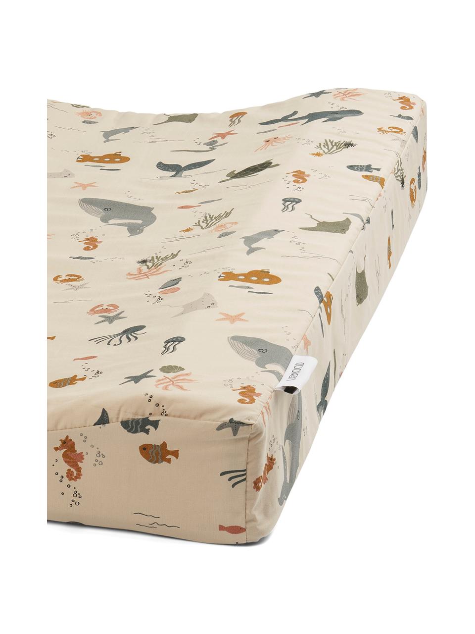 Aankleedkussen Fritz, Matras: 100% PU-schuimstof, Beige, multicolour, B 50 x L 65 cm