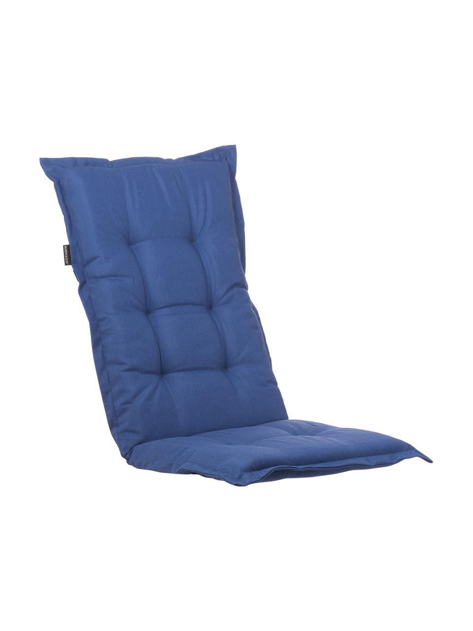 Cojín para silla con respaldo Panama, Funda: 50% algodón, 50% poliéste, Azul marino, An 50 x L 123 cm