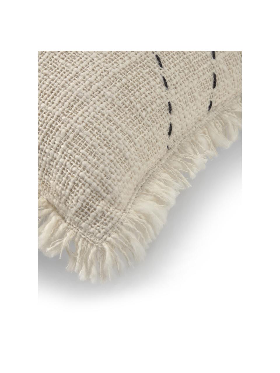 Poszewka na poduszkę Seila, 100% bawełna, Beżowy, S 30 x D 50 cm