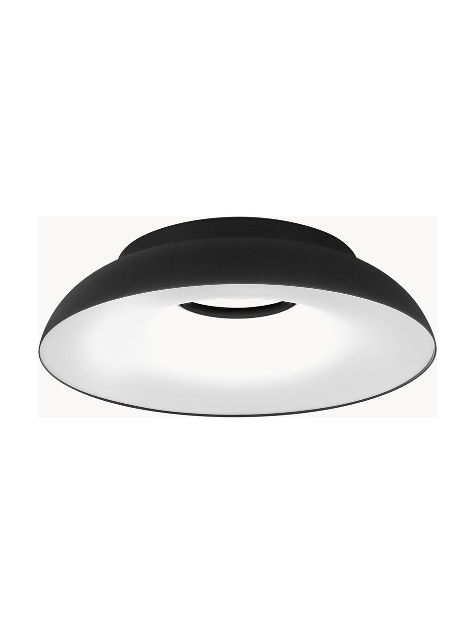 Lampa sufitowa LED z funkcją przyciemniania Maggiolone, Aluminium lakierowane, Czarny, Ø 60 x W 15 cm