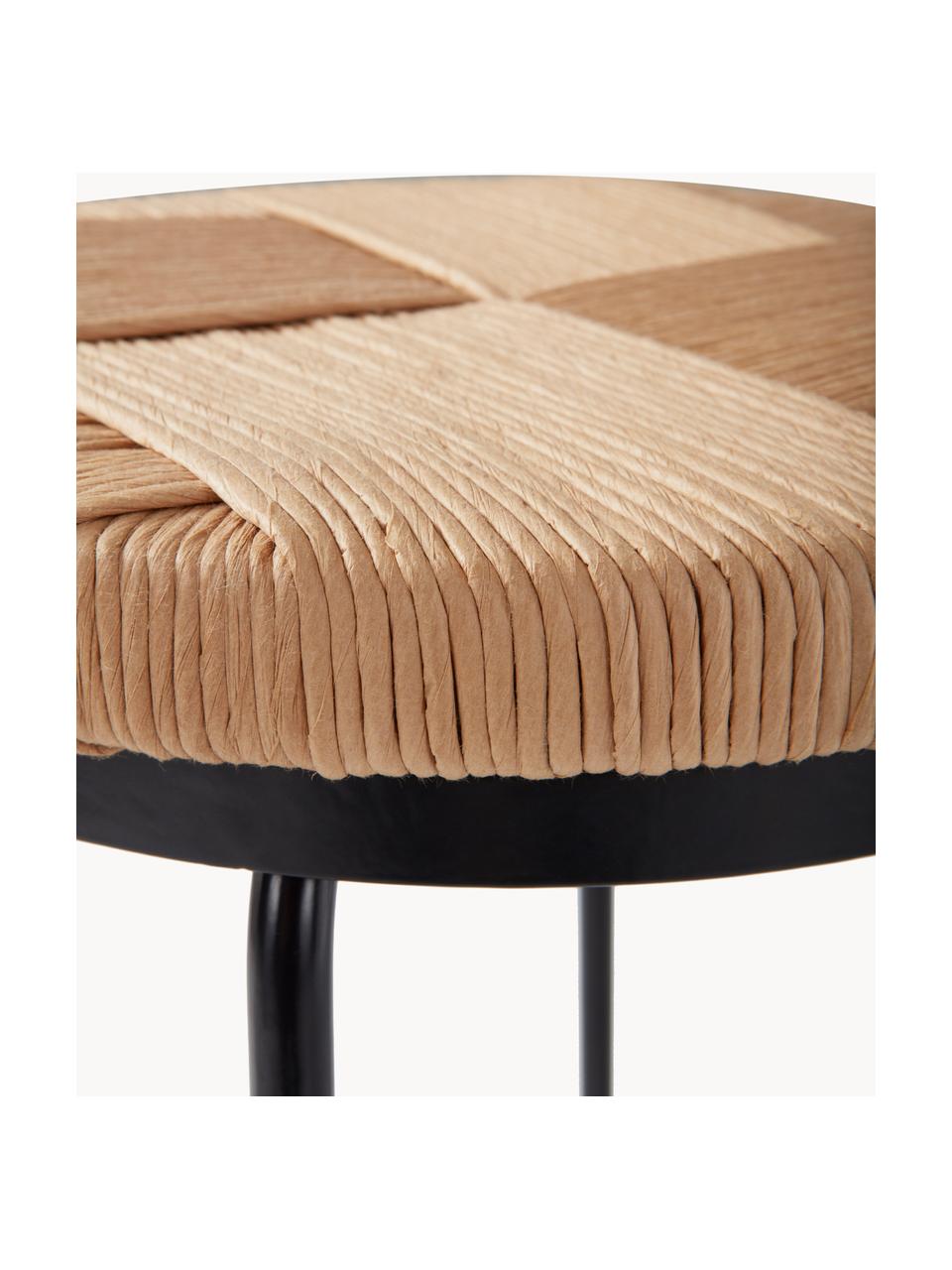 Barová židle Marino, Březové dřevo, černá, Ø 37 cm, V 65 cm