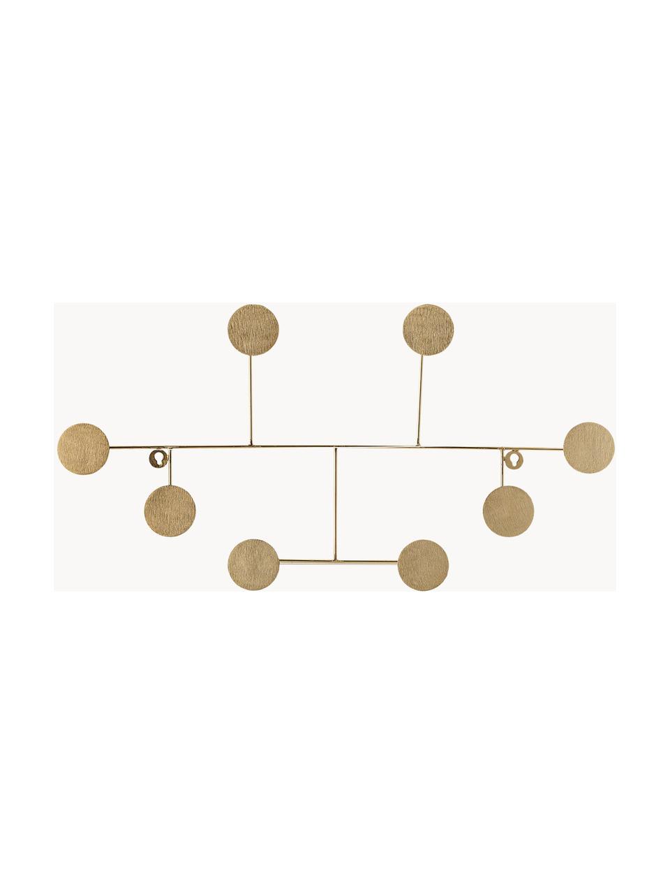 Appendiabiti in metallo Fia, Metallo rivestito, Dorato, Larg. 76 x Alt. 38 cm