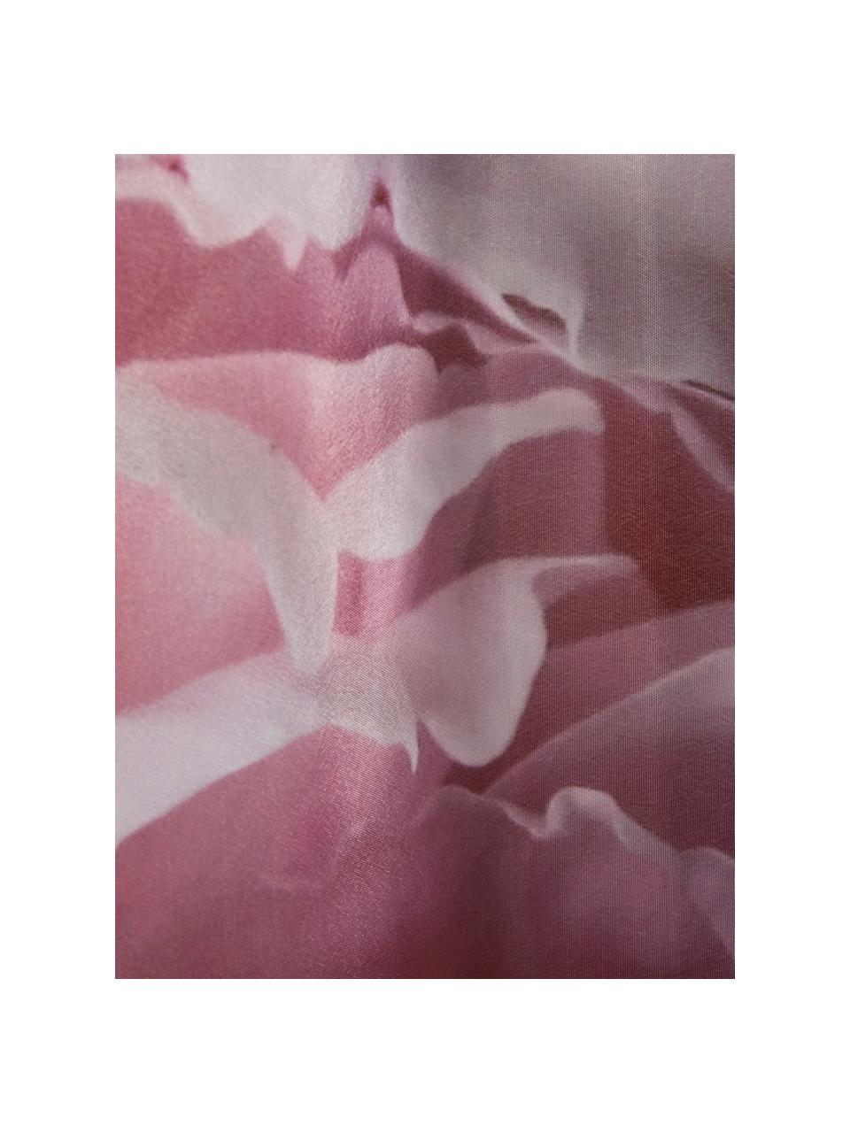 Sprchový záves s kvetinovým vzorom Rosemarie, 100 % polyester
Odolný proti vlhkosti, nie je nepremokavý, Tóny ružovej, čierna, Š 180 x D 200 cm